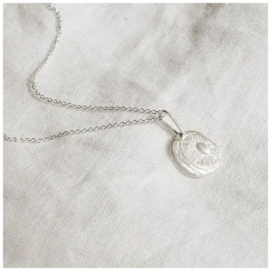 Ochre Silver Pendant Necklace