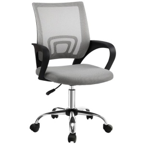 Office Chair Gaming Chair Computer Mesh Chairs Executive Mid Back Grey