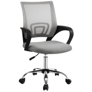 Office Chair Gaming Chair Computer Mesh Chairs Executive Mid Back Grey