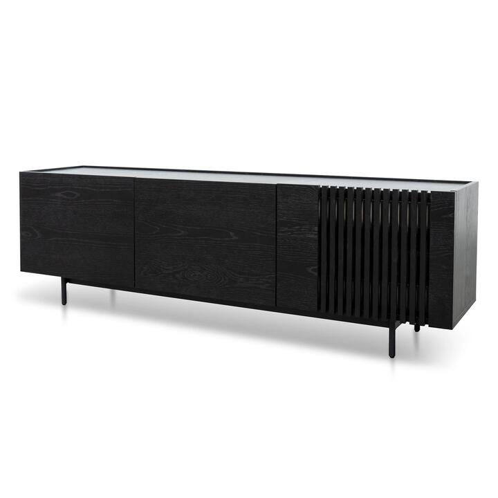 Onito 180cm TV Entertainment Unit - Full Black by Interior Secrets - AfterPay Available