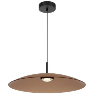 Orilla Modern Pendant Hanging Lamp Light Glass Metal Aluminium Brown Matte