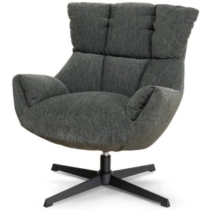 Orion Swivel Armchair - Dark Fern Green by Interior Secrets - AfterPay Available