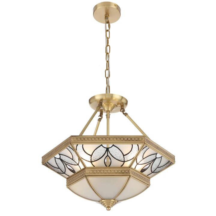 Orista Modern Pendant Hanging Lamp Light Solid Brass Brass Brass