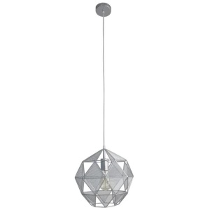Oslo Geometric Hanging Pendant Light - Chrome