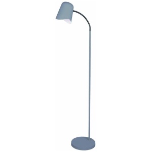 PASTEL Floor Lamp ES Matte Blue Ellipse H1545mm Adjustable with Wave Edge