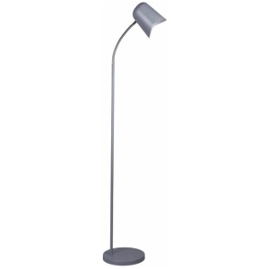 PASTEL Floor Lamp ES Matte Grey Ellipse H1545mm Adjustable with Wave Edge