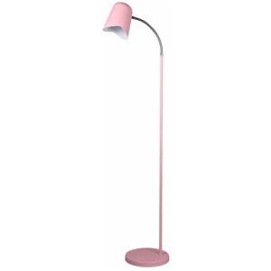 PASTEL Floor Lamp ES Matte Pink Ellipse H1545mm Adjustable with Wave Edge