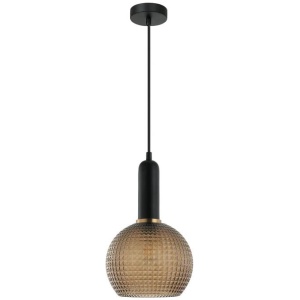 PELOTA Pendant Lamp Light Interior ES OD200mm H320mm Wine Glass Amber Segmented Glass