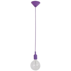 PEN Pendant Lamp Light Interior ES Purple Silicon Suspension OD45mm