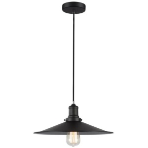 PIATTO Pendant Lamp Light Interior ES Black Large Coolie Hat OD360mm