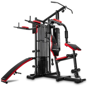 PROFLEX Home Gym Exercise Machine Fitness Equipment Weight Bench Press Set 100lbs