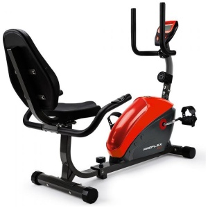 PROFLEX Magnetic Recumbent Exercise Bike Fitness Cycle Trainer with LCD Display