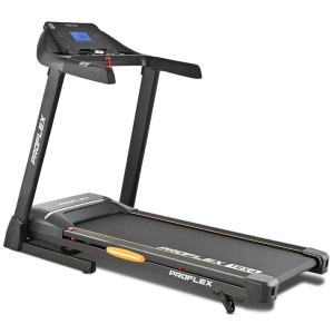 PROFLEX TRX4 Electric Treadmill, Medium Size, Foldable, Suspension, Bluetooth, USB/MP3, Pulse Sensors, Fitness Tracker