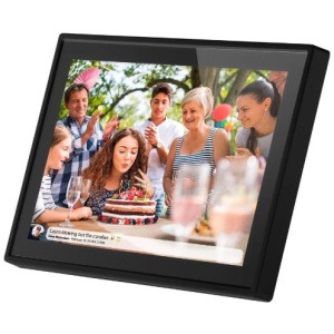 PULSE Digital Photo Frame 10" WiFi Frameo App - Black