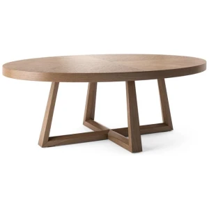 Parc Coffee Table Buff Brown Oak Wood