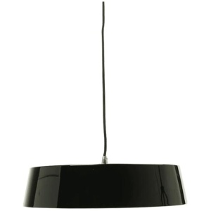 Parra Classic Metal Pendant Light Lamp High Gloss Finish - Black