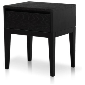 Penley Bedside Table - Black Oak by Interior Secrets - AfterPay Available