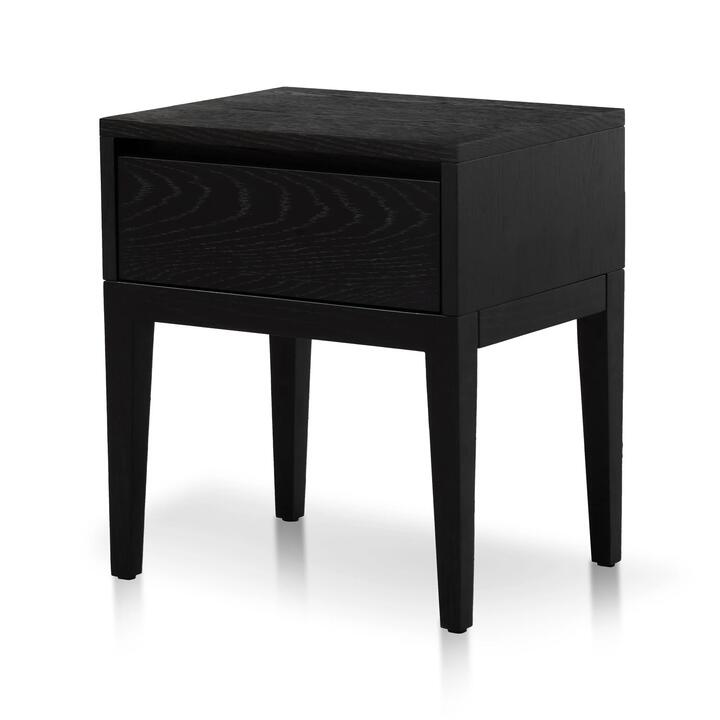 Penley Bedside Table - Black Oak by Interior Secrets - AfterPay Available