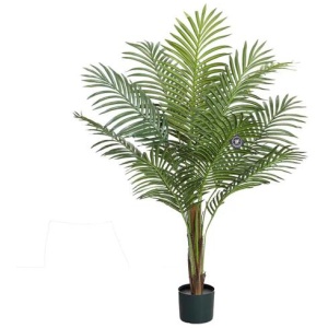 Phoenix Palm Tree Artificial Fake Plant Decorative 122cm In Pot - Green