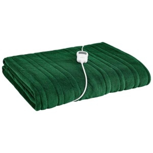 Plush Electric Heated Throw Blanket - Jade, 160cm x 130cm