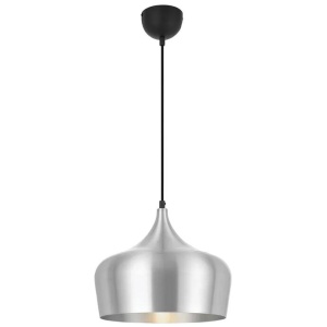 Polk Modern Pendant Hanging Lamp Light Metal Black Aluminium