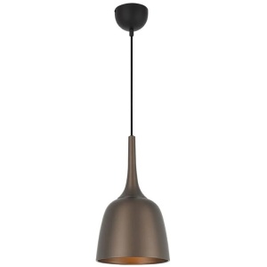Polk Modern Pendant Hanging Lamp Light Metal Bronze