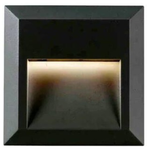 Prima Modern Wall Lamp Light Plastic Black