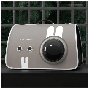 Printed Space Capsule Cat Bag, Large Capacity Crossbody Dog Bag, Universal Pet Bag for All Seasons