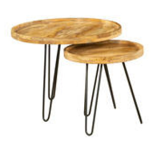 Purna 2 Piece Coffee Table Set Neutral