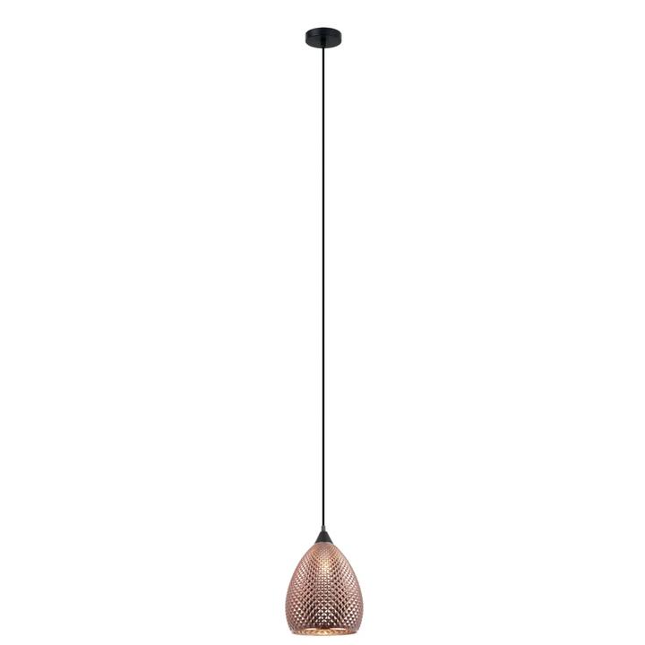 RICTUS Pendant Lamp Light Interior ES Copper (Glass) Ellipse with Segments OD225mm