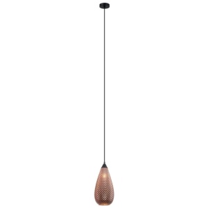 RICTUS Pendant Lamp Light Interior ES Copper (Glass) Tear Drop with Segments OD180mm