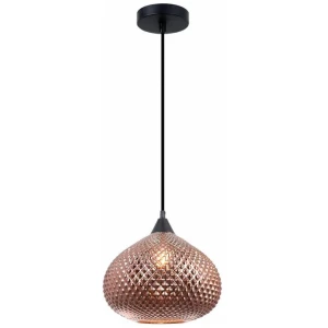 RICTUS Pendant Lamp Light Interior ES Copper (Glass) Wine Glass with Segments OD290mm
