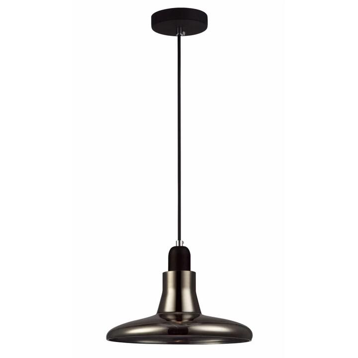 RIVERINA Pendant Lamp Light Interior GU10 Smoke Black Martini Glass OD240mm