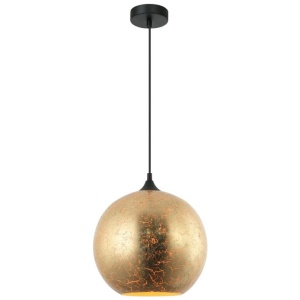 ROCHE Pendant Lamp Light Interior ES 40W Matte Gold Wine Glass with White Interior