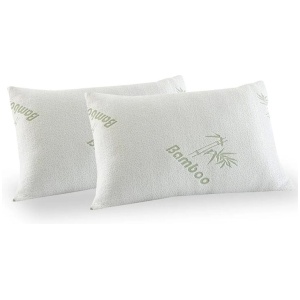 ROYAL COMFORT BAMBOO COVERED MEMORY FOAM PILLOW - 2PK