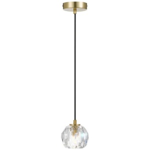 Rana Modern Pendant Hanging Lamp Light Metal Rattan Natural White