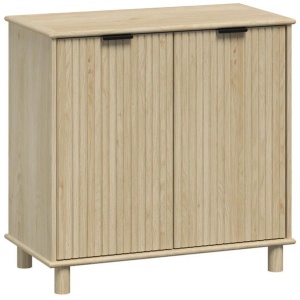 Randy Swedish Sideboard Storage Cabinet Cupboard 2-Doors Oak