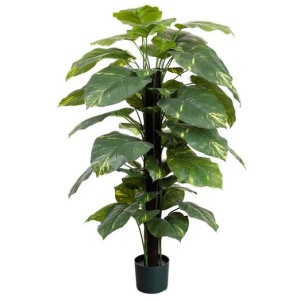 Real Touch Pothos Artificial Fake Plant Decorative Arrangement 137cm On Pole
