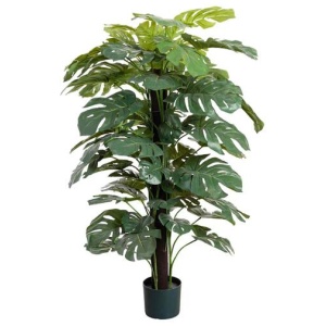 Real Touch Split Philo Artificial Fake Plant Decorative Arrangement 137cm On Pole