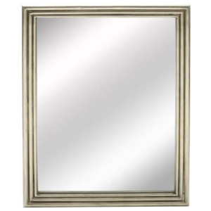 Rectangular Metal Wall Mirror - Gold