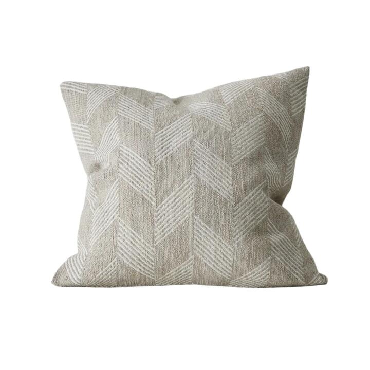 Riva 50cm Geometric Chevron Pattern Cushion by Interior Secrets - AfterPay Available