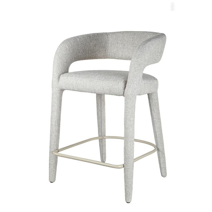 Roni 65cm Bar Stool - Chrome Grey by Interior Secrets - AfterPay Available