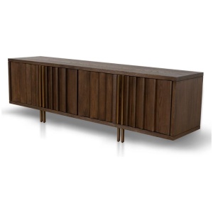 Roshan 2m TV Entertainment Unit - Caramel Oak by Interior Secrets - AfterPay Available