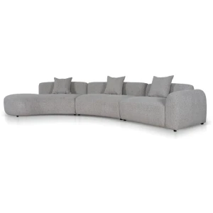 Rovena Left Chaise Modular Sofa - Mushroom Beige by Interior Secrets - AfterPay Available