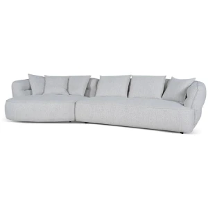 Rowe Left Chaise Sofa - Almond Beige by Interior Secrets - AfterPay Available