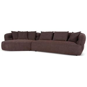 Rowe Left Chaise Sofa - Moss Brown by Interior Secrets - AfterPay Available
