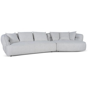 Rowe Right Chaise Sofa - Almond Beige by Interior Secrets - AfterPay Available