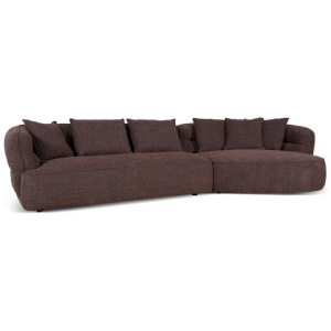 Rowe Right Chaise Sofa - Moss Brown by Interior Secrets - AfterPay Available
