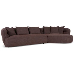 Rowe Right Chaise Sofa - Moss Brown by Interior Secrets - AfterPay Available