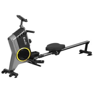 Rowing Machine 12 Levels Magnetic Rower Fitness Gym Cardio Workout